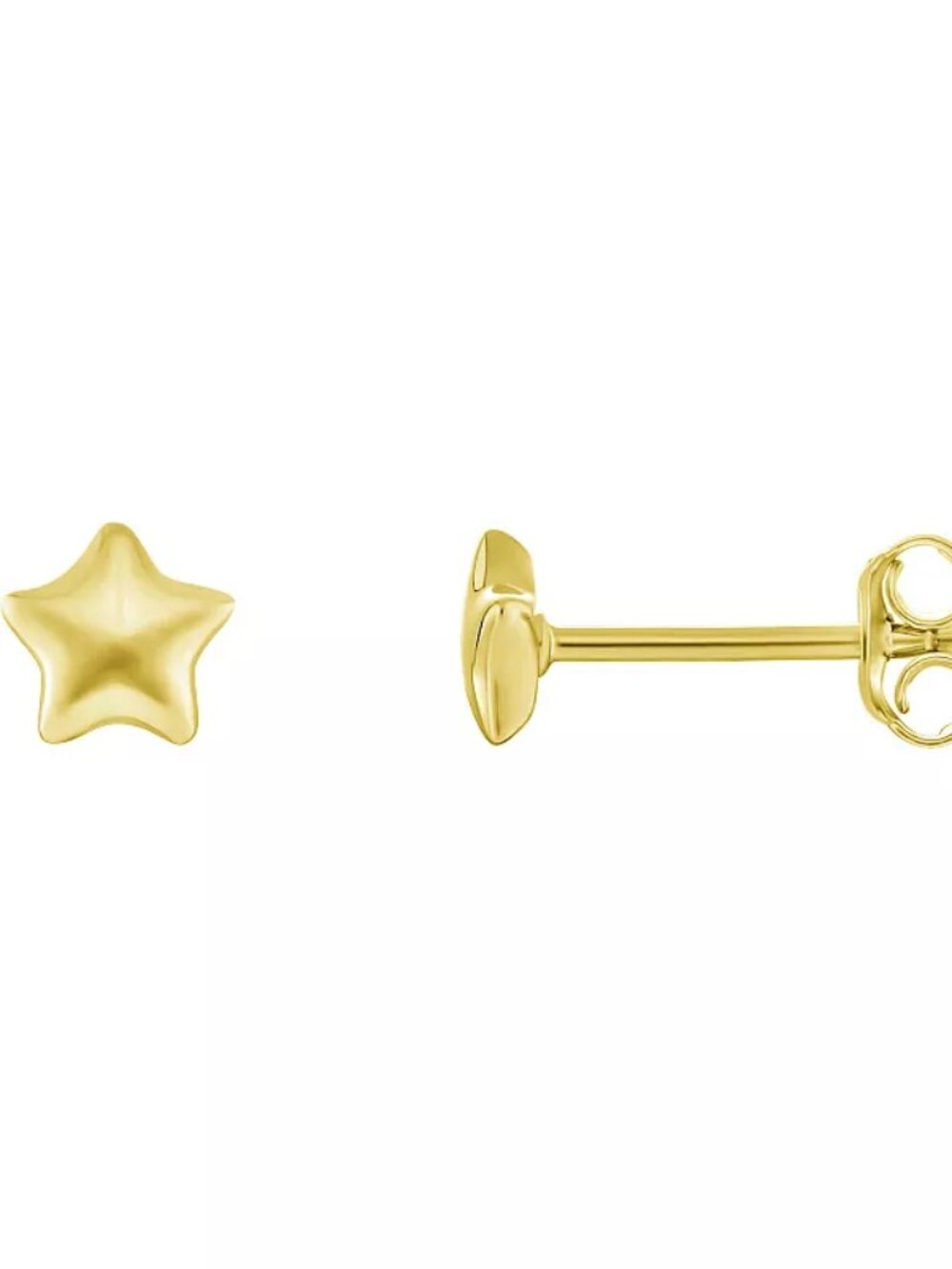 PRIMROSE 24KT Gold Over Sterling Silver Star Stud Earrings